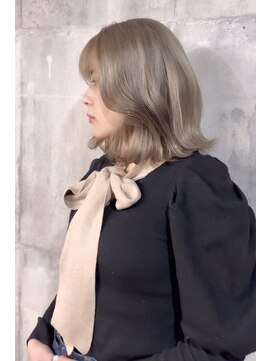 メゾン 心斎橋店(Maison) ミルクティーグレージュ@midori_maison