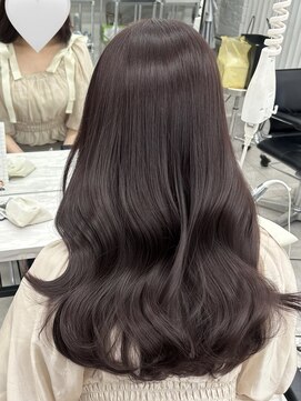 アマトウキョウスマートサロン(AMA TOKYO×Smart Salon) ラベンダーグレージュ  ラベンダーカラー  透明感カラー