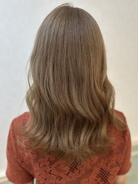 ヘアーサロン リアン 熊谷2号店(hair salon Rien) ミルクティーベージュ!