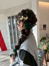 【ヘアセットもございます♪】
