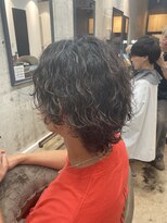 アロー 船橋店(AROH)&nbsp;MEN’S HAIR/サーフカール/刈り上げセンターパート/船橋