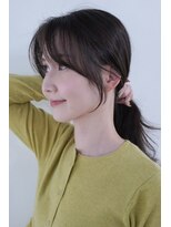 ミヨン 京都烏丸店(miyon)&nbsp;【miyon】韓国レイヤーカット×暗髪カラー×髪質改善