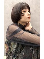 ロンドプロフィール 浦和(Lond profil) 顔まわりレイヤー外ハネ韓国風ヘア髪質改善浦和ボブ