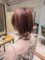 パラッチ 甲東園店(Palacchi)&nbsp;ピンクベージュブリーチなし×ボブウルフ大人可愛い20代30代