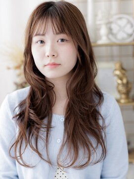 カバーヘア ブリス 大宮西口(COVER HAIR bliss) ブリーチなしシャギーカット小顔ゆるふわロングa大宮20代30代