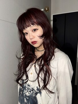 アイン(eim) レッドブラウン/顔まわりボブレイヤー