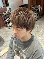 グラフィーサッポロ(Graphy sapporo) 束感ショート/ベージュ系カラー/ブリーチ