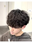シャドウパーマ/波巻きパーマ