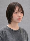 レイヤーボブフェイスレイヤーナチュラルショートハッシュカット