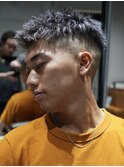 MEN'S/ツイスパ×ハイライト×フェード/短髪