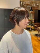 グレイン キャンバス 川崎(grain canvas.)&nbsp;大人ショート アッシュベージュ 窪田