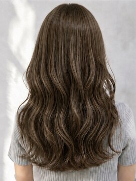 ルノヘアー(Lunohair) 大人オリーブ×レイヤーミディ×秋カラー×ブリーチなしカラー
