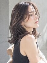 ドット ヘアー(dot.hair) 大人アンニュイ / 外ハネミディ / 束感スタイリング