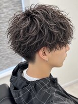 ニド(Nido.) 波巻きスパイラル×アッシュグレー