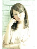 マルジュ(Marge) 【hair make Marge】レイヤーミディー