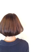 ヘアアンドビューティー クローバー(Hair&Beauty Clover)&nbsp;ボブ/アースカラー/ぱっつん前髪