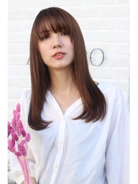 アルベロ(ALBERO) 【ALBERO】シンプル＊ワンカールセミロング