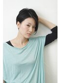 前さがりショートボブ.