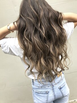 メリー(merry craftsman's factory) バレイヤージュオリーブアッシュベージュピンクアッシュブラウン