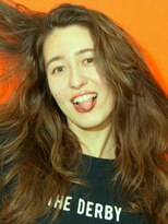 ダービー(THE DERBY)&nbsp;【THE DERBY】LONGCURLY*#マニッシュ#美髪#ネイビーカラー