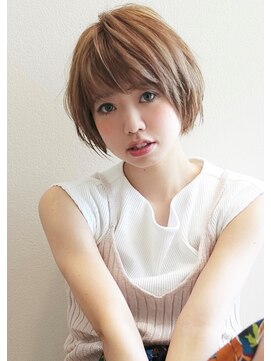 アグ ヘアー リッカ 御所野店(Agu hair ricca) 《Agu hair》大人かわいいひし形前下がりショート