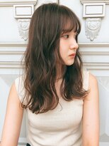 インビテーション(invitation) (invitation)光に透ける透明感ミルクティベージュセミロング♪