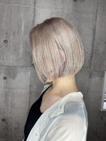 ハク(haku)&nbsp;ホワイトラベンダー/色気ボブ/髪質改善エステトリートメント