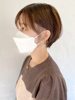 アイティーバイアルバム 下北沢店(IT by ALBUM)&nbsp;ブラウンショート_アースカラーくびれヘアツートン_ba371862