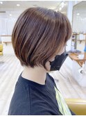 【morio成増/児玉】アッシュブラウン　丸みショートボブ