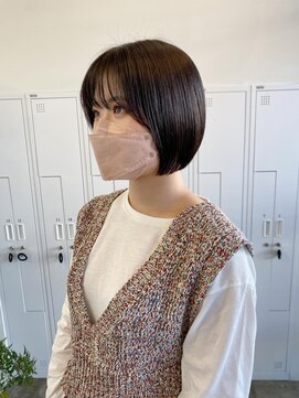 クリアーオブヘアー 池下店(clear OF HAIR) minibob＋ナチュラルブラウン