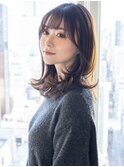 【白川】20代30代40代シースルーバング寒色系カラー23.2.18