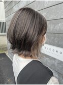 白髪ぼかしハイライト