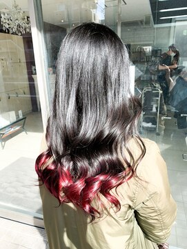 プロデュース 東橋本店(Produce) 裾カラー×ブリーチなしダブルカラー【橋本/東橋本】