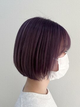 ロルド シェリ(Rold Cheri) ラベンダーカラー/ブリーチカラー/ショートボブ/ハイトーン