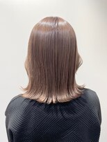 ベルクープス 天王寺店(Belle Coupes) 【BelleCoupes】ミルクティーベージュ グレージュ 大人ボブ 大阪