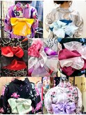 『浴衣着付け＋セット』いろんな帯アレンジ特集(*^-^*)