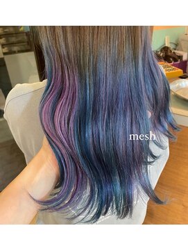 ビヨンドイー(beyond E) バイオレットとブルーのミックスカラー