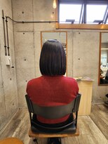 ヘアメイク ゼロ(0) 切りっぱなしボブ