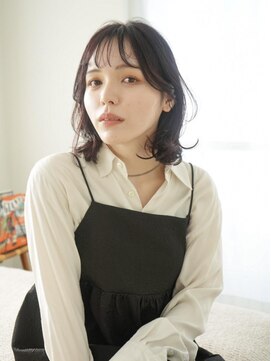 ラヴィズム 松崎店(LUVISM) ミディアム顔周りレイヤーおくれ毛前髪東区松崎