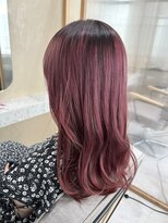 ジーナ サンシャイン通り池袋(Zina)&nbsp;髪質改善　艶髪　ピンクバイオレット【Zina 坂本勇樹】