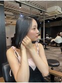 韓国風スタイル 内巻きボブ 【神戸元町て】