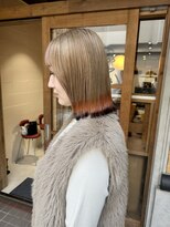 ゼロヨンハチ(048)&nbsp;キツネカラー（ブリーチ1回+オンカラー2回）