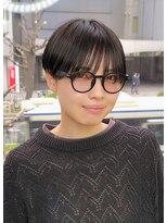 バイエイト(X８) 【小顔カット】シースルーマッシュショート　『小川』