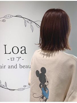 ロア(Loa) ギリギリ結べる♪ミニボブ