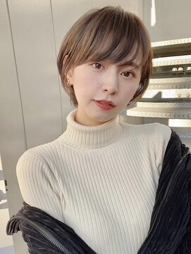 アイドットプラス 札幌大通り(i.+ODORI) 前髪あり簡単スタイリング王道ショートボブヘア20代30代40代