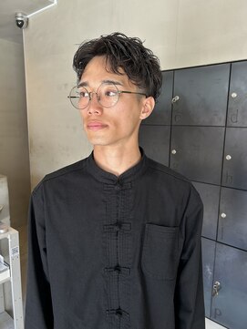 ヘアー アイス ルーチェ(HAIR ICI LUCE) メンズパーマ 刈り上げ メンズショートツーブロック 山中