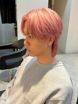 インク サカエ(inq sakae)&nbsp;メンズ/ハイトーンウルフ/ピンク