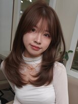 アミー 駒澤(Ammy komazawa)&nbsp;ロングヘアー/レイヤースタイル/顔まわりレイヤー