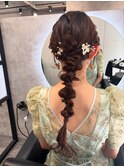 #編み下ろし#ヘアセット