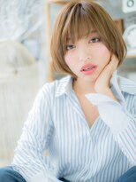 モッズヘア 上尾西口店(mod's hair)&nbsp;外国人風ハイライトカラー前下がり小顔ボブh4上尾20代30代40代